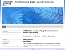 Tablet Screenshot of handaverk.n.nu